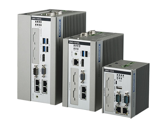 强大导轨型带PC104的嵌入式无风扇工业电脑：UNO-1100